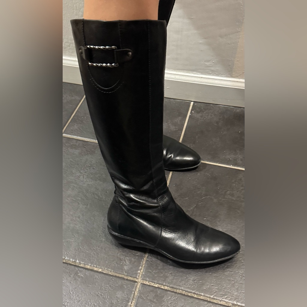 Cole Haan And Nike Air Mid Calf Boots Sz 9b